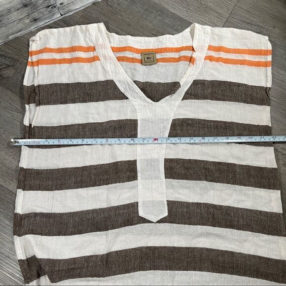 Rose And Rose Striped Midi Kaftan Dress - Women's Size M - Picture 4 of 8